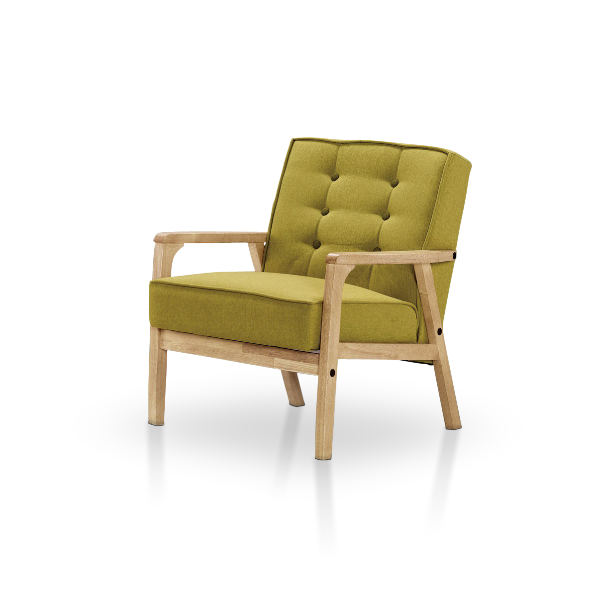 北歐橡木休閒單人椅